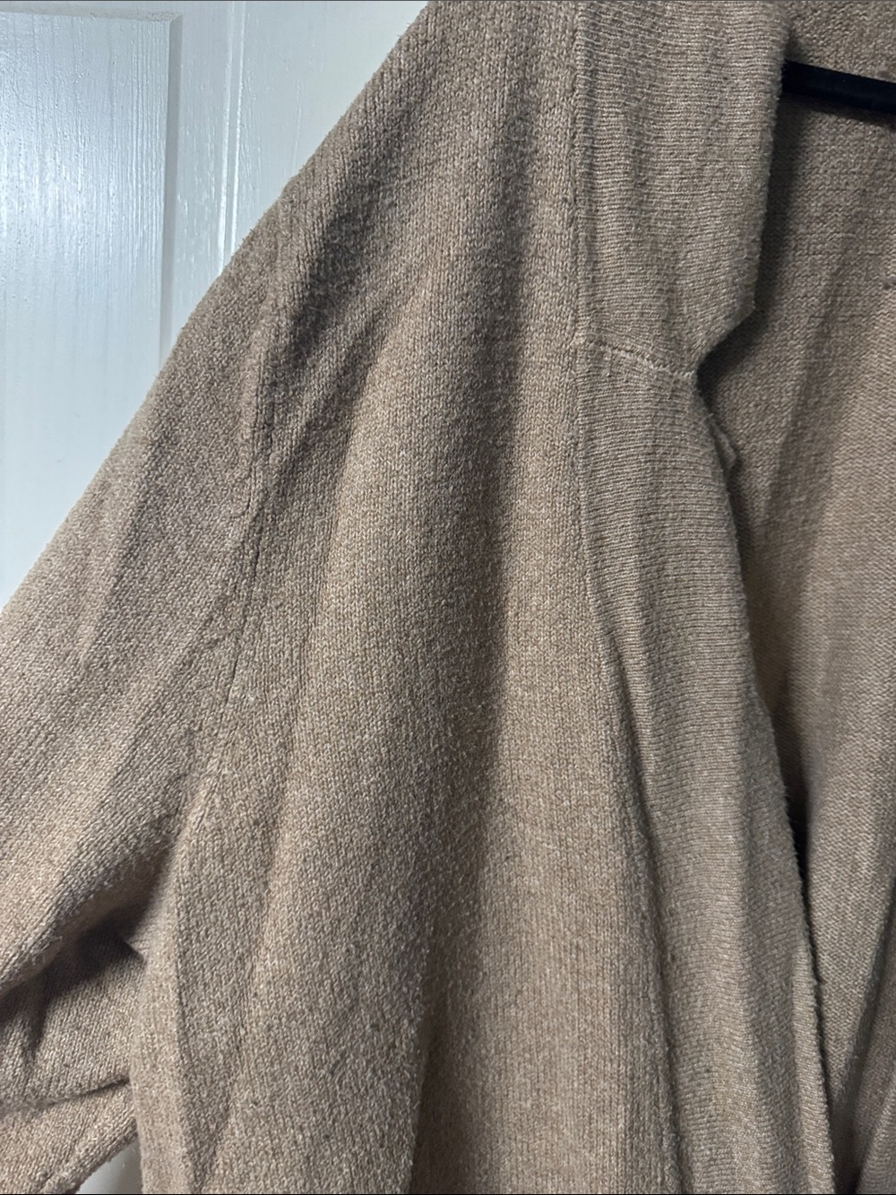 Ava & Viv Taupe Brown Open-Front Cardigan - Picture 4 of 4